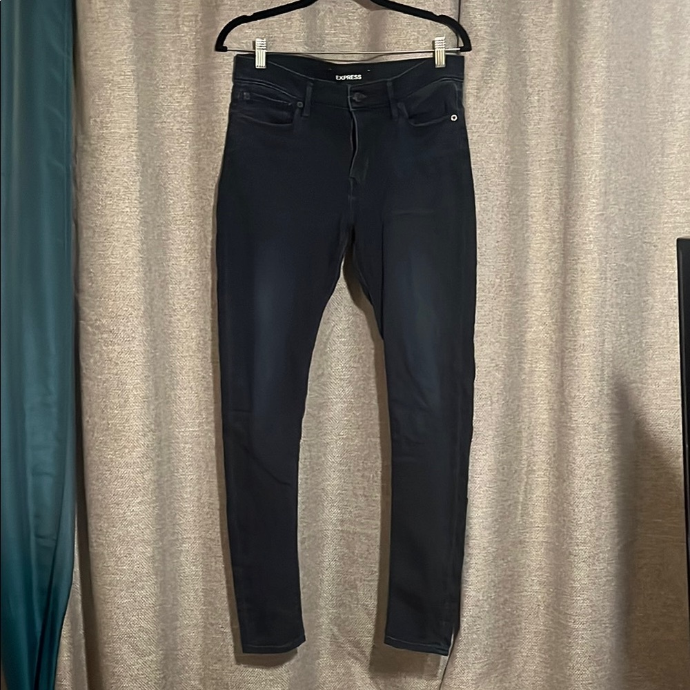 Express Black Skinny Jeans